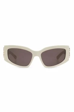 Balenciaga cream Sunglasses 'Bossy Cat'