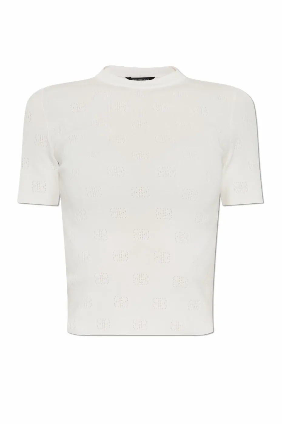 Balenciaga cream Woolen top
