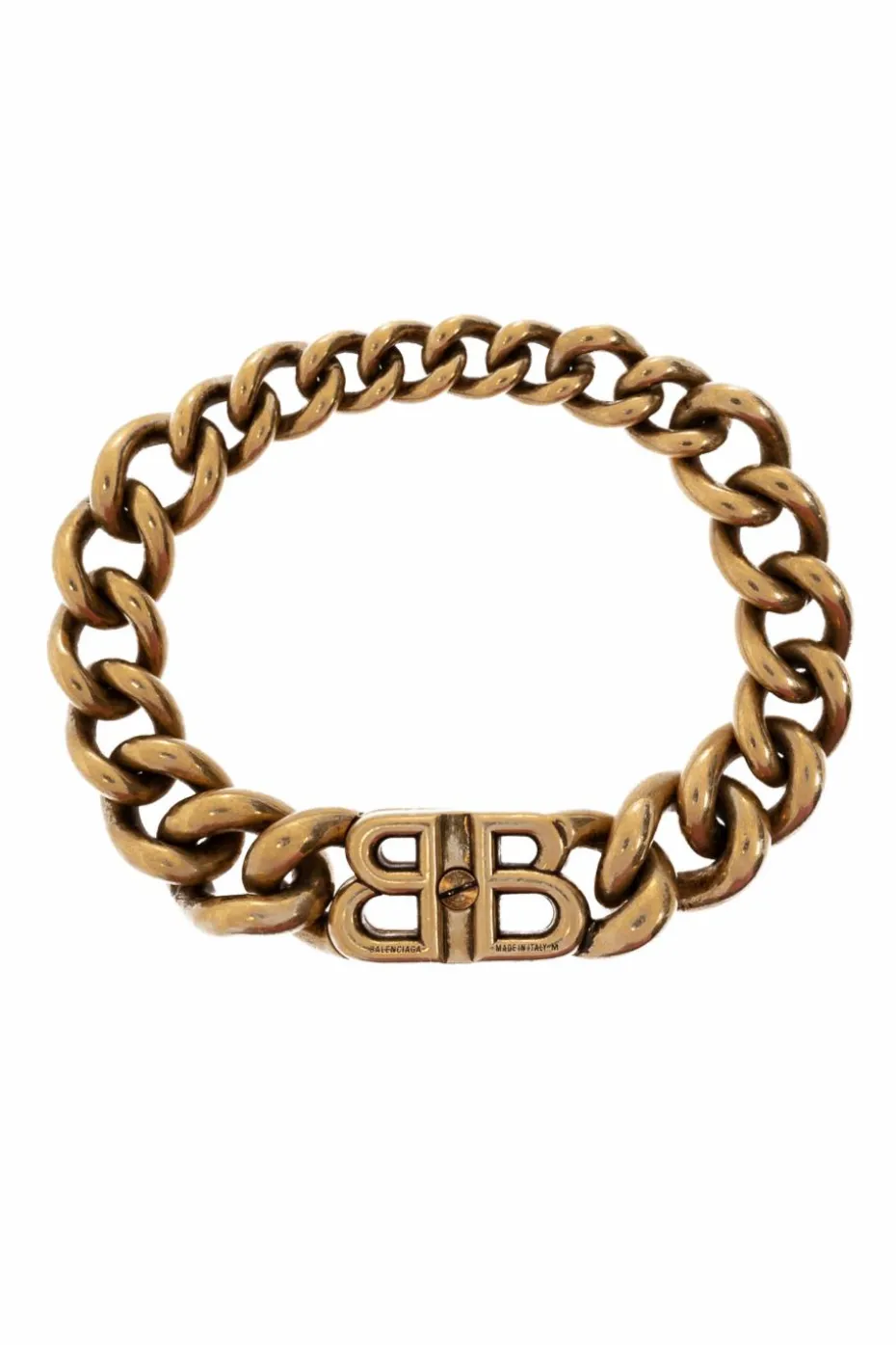 Balenciaga GOLD Bracelet with logo