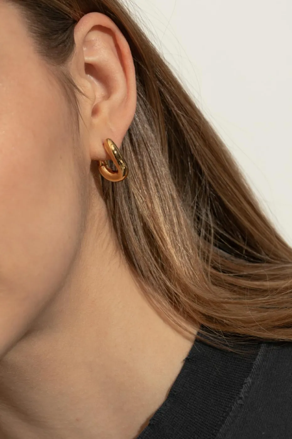 Balenciaga GOLD Brass Earrings