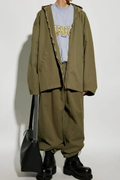 Balenciaga GREEN Hooded jacket