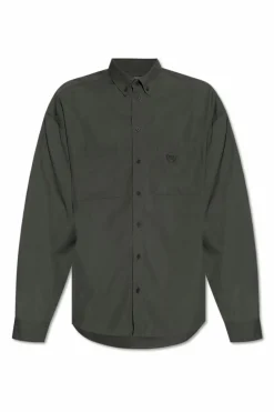 Balenciaga GREEN Shirt with logo