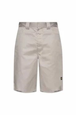 Balenciaga GREY Bermuda shorts with logo