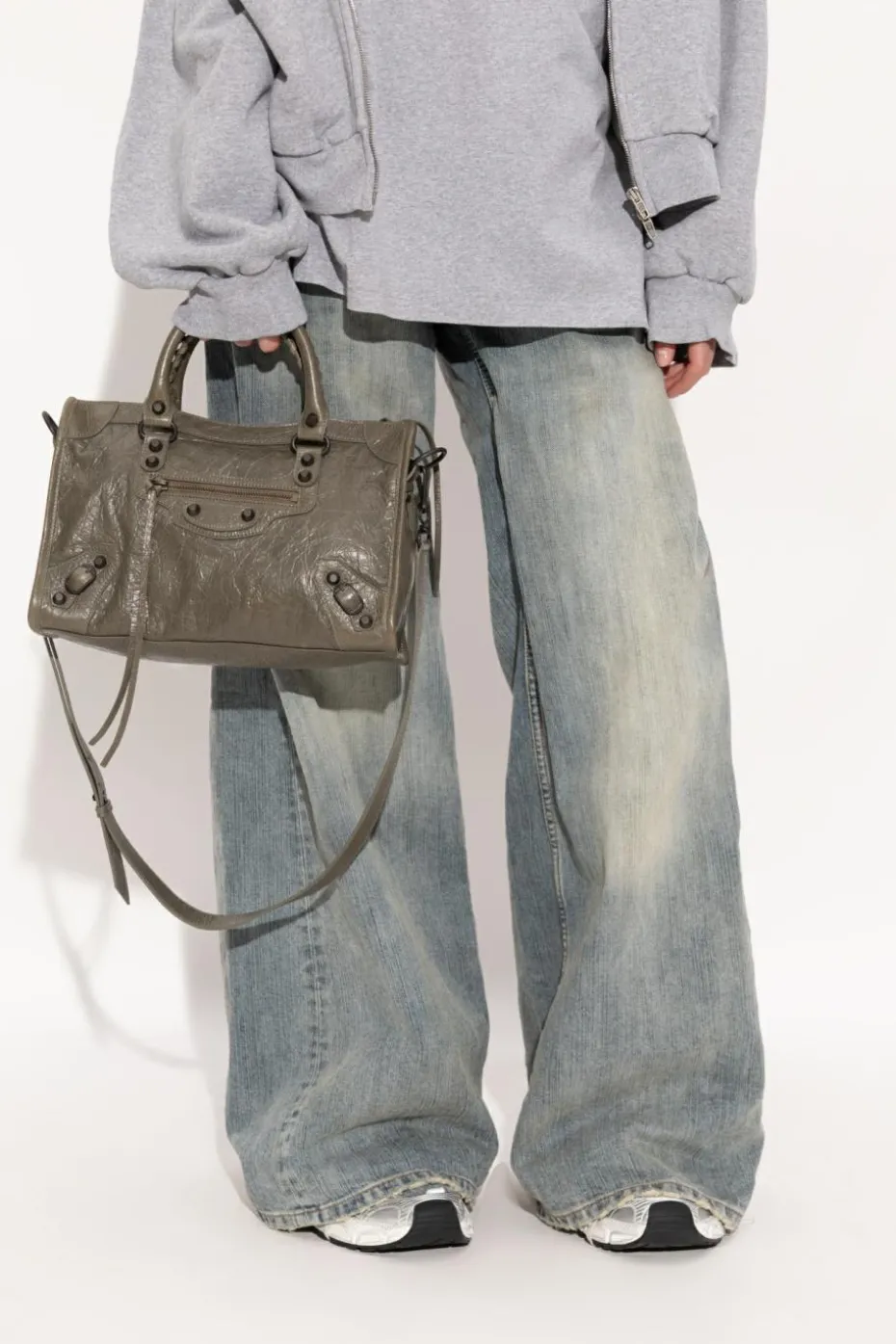 Balenciaga GREY Handbag Le City Bag S