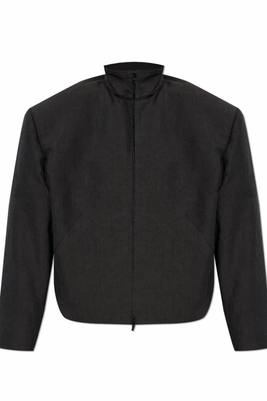 Balenciaga GREY Jacket with stand-up collar