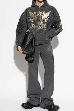 Balenciaga GREY Sweatpants with print