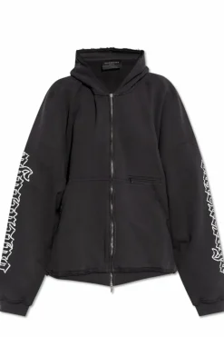 Balenciaga GREY Sweatshirt with a vintage effect