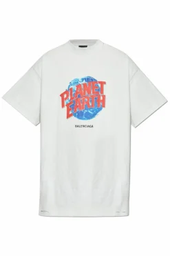 Balenciaga GREY T-shirt with ‘vintage’ effect
