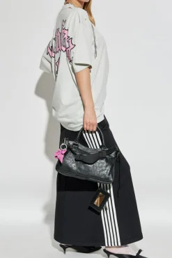 Balenciaga GREY T-shirt with a 'vintage' effect