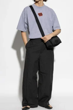 Balenciaga GREY T-shirt with printed logo