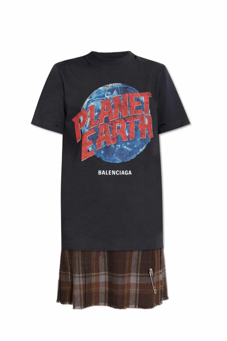 Balenciaga GREY T-shirt with print