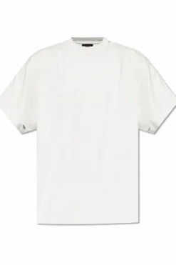 Balenciaga GREY T-shirt with `vintageā effect