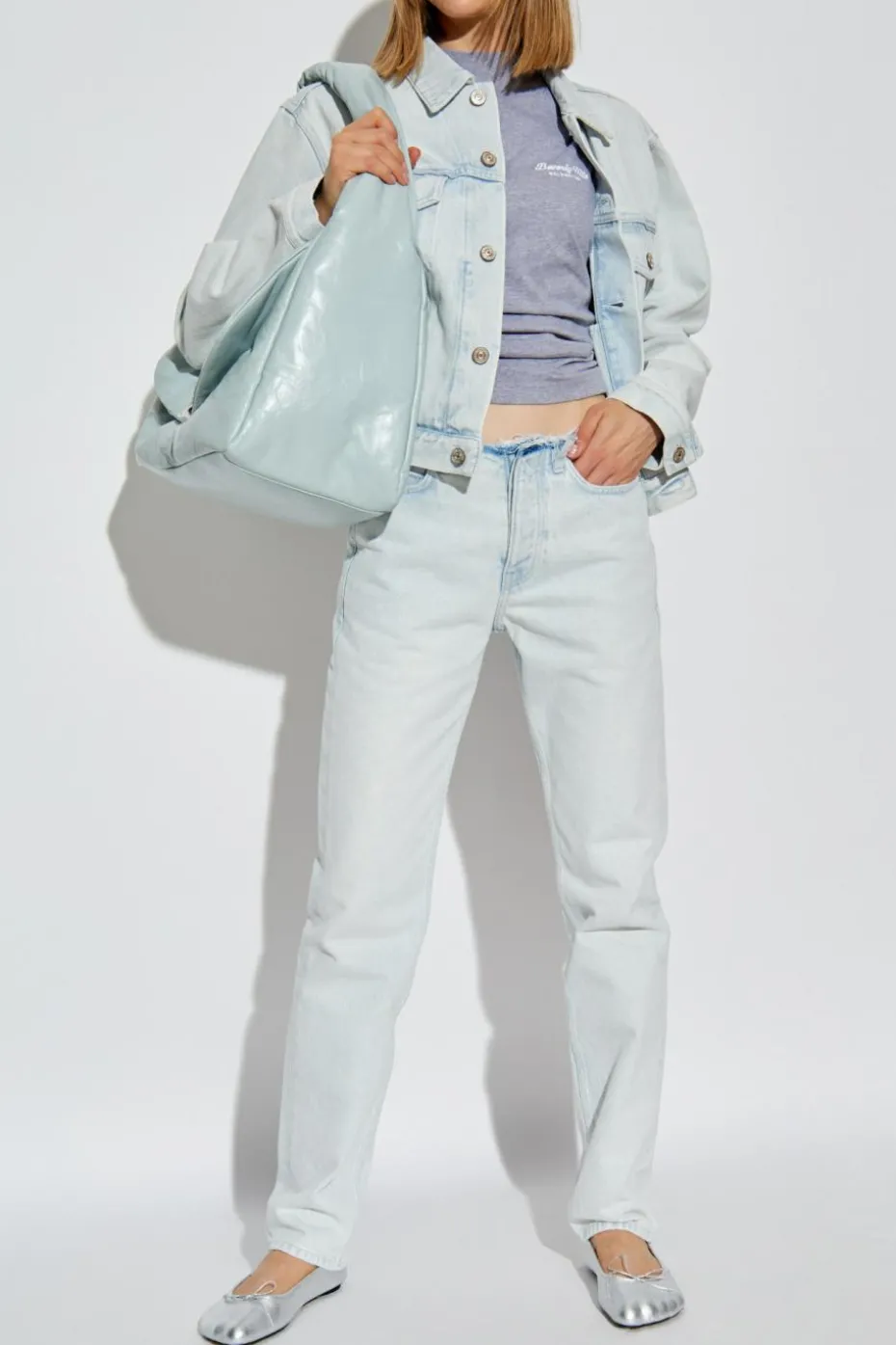 Balenciaga light blue Denim Jacket