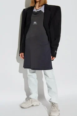 Balenciaga light blue Jeans with a `vintage` effect