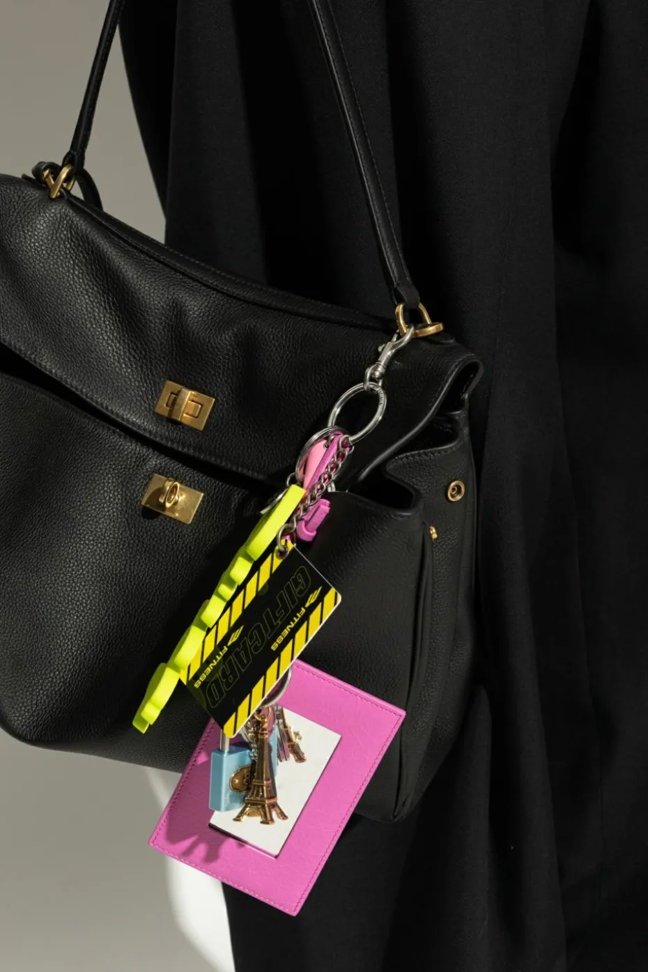 Balenciaga MULTICOLOUR Keychain with colorful pendants