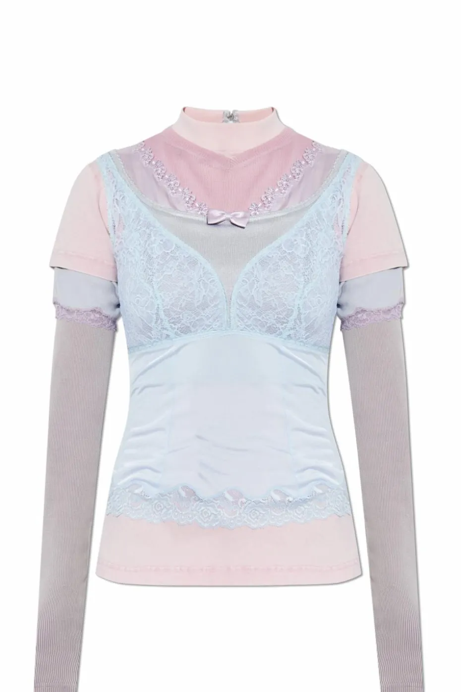Balenciaga MULTICOLOUR Top with stand-up collar