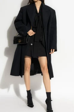 Balenciaga NAVY BLUE Double-breasted coat