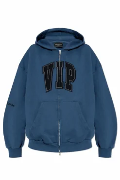 Balenciaga NAVY BLUE Hoodie
