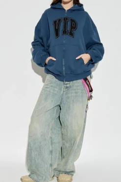 Balenciaga NAVY BLUE Hoodie