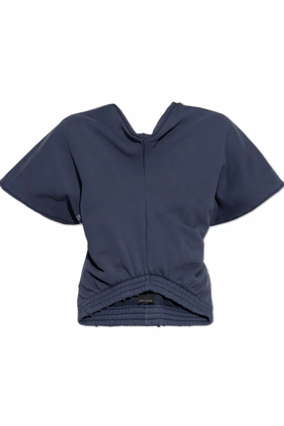 Balenciaga NAVY BLUE Top with vintage effect