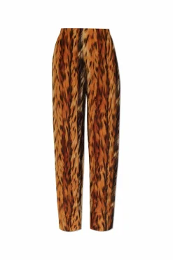 Balenciaga ORANGE Silk pants