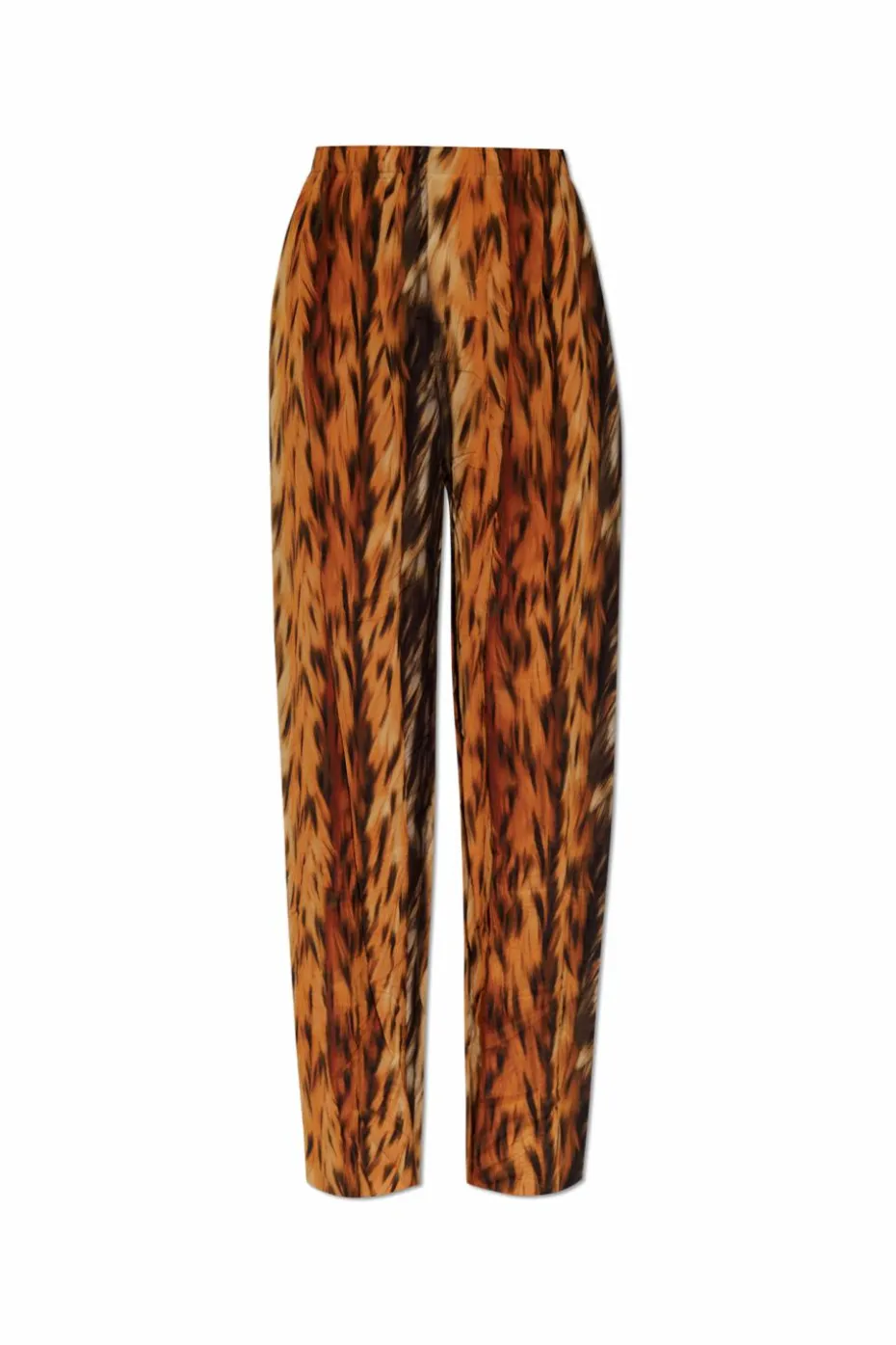 Balenciaga ORANGE Silk pants
