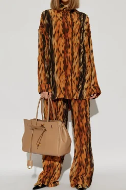 Balenciaga ORANGE Silk shirt