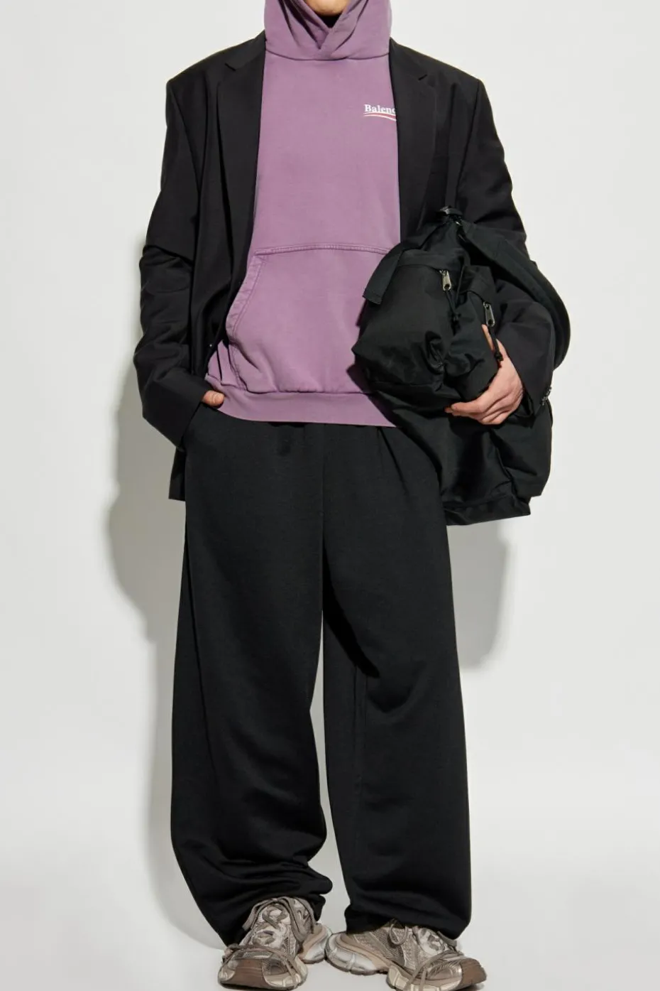 Balenciaga PURPLE Sweatshirt with logo
