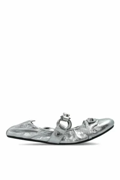 Balenciaga SILVER Ballet Flats "City"