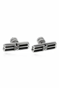 Balenciaga SILVER ‘BB Icon’ earrings