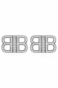 Balenciaga SILVER Brass earrings