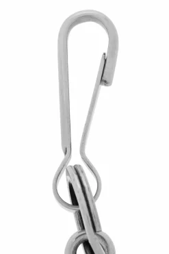 Balenciaga SILVER Brass keychain