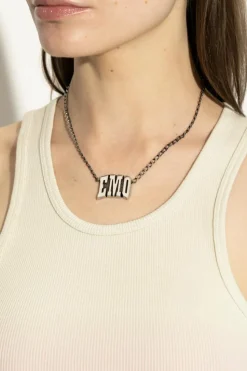 Balenciaga SILVER Brass necklace