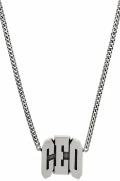 Balenciaga SILVER Brass necklace