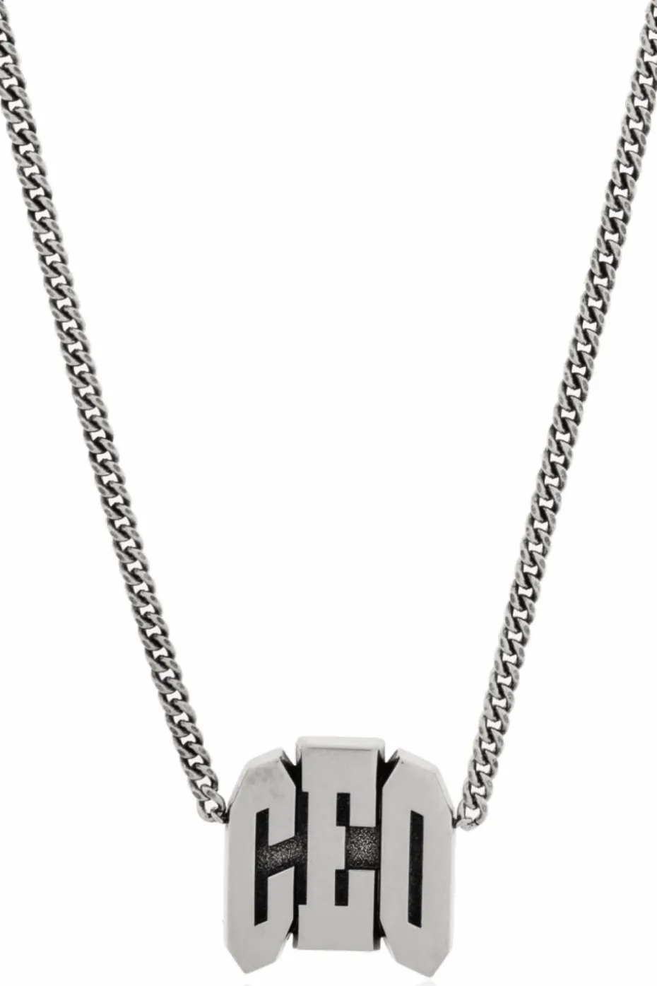 Balenciaga SILVER Brass necklace