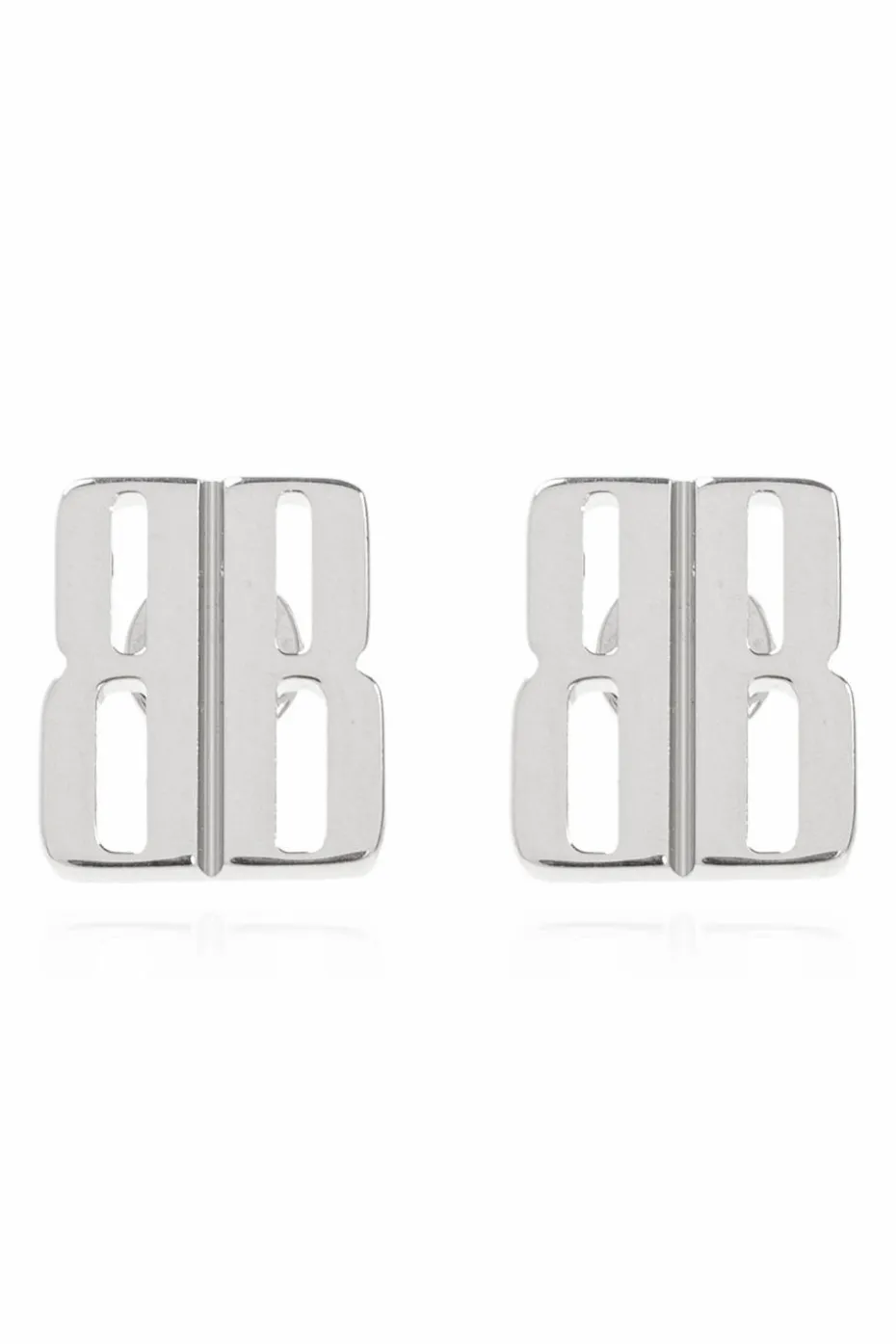 Balenciaga SILVER Earrings with logo