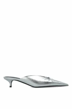 Balenciaga SILVER Heeled mules Knife