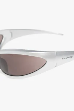 Balenciaga SILVER ‘Skin Cat’ sunglasses