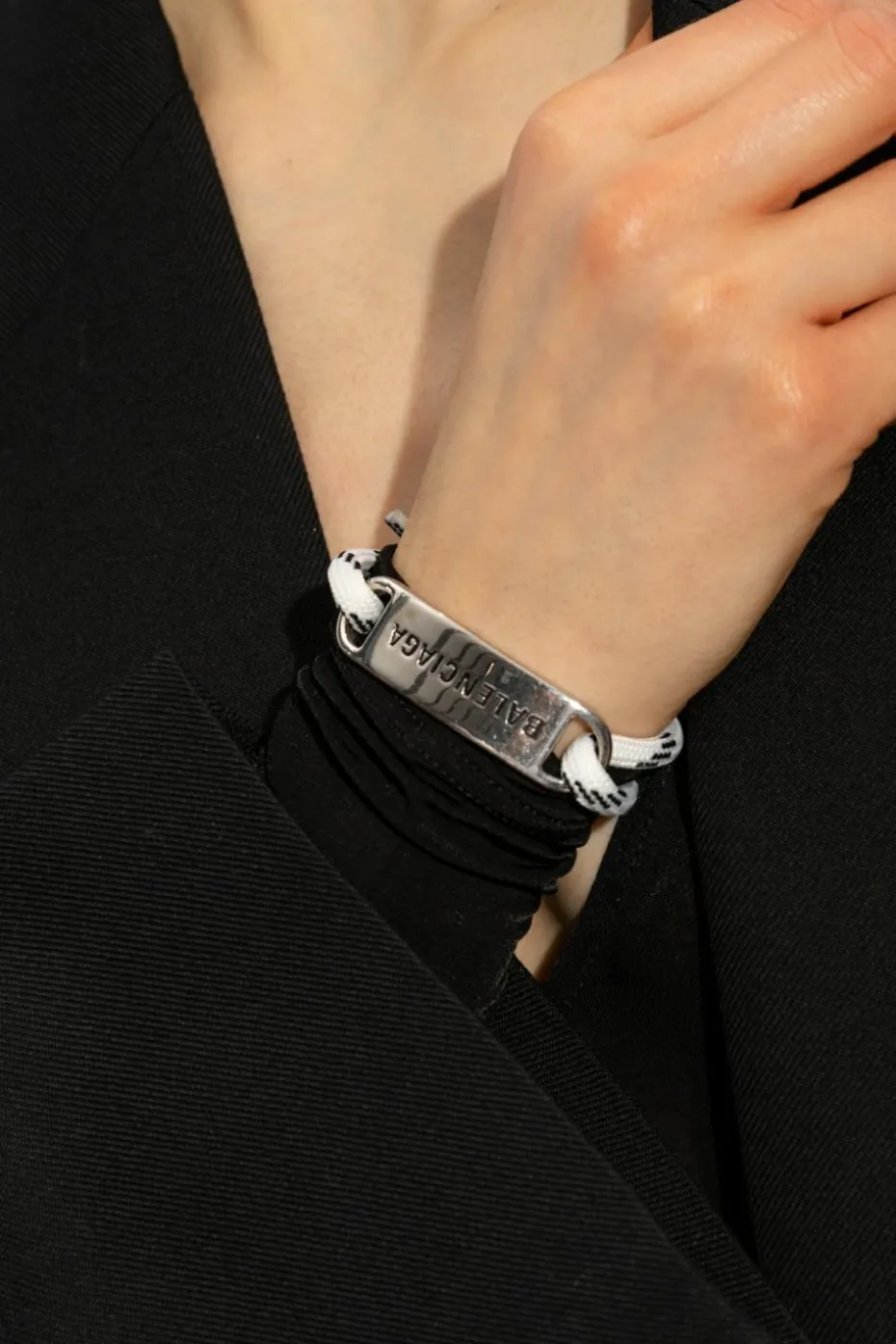 Balenciaga WHITE Bracelet with logo