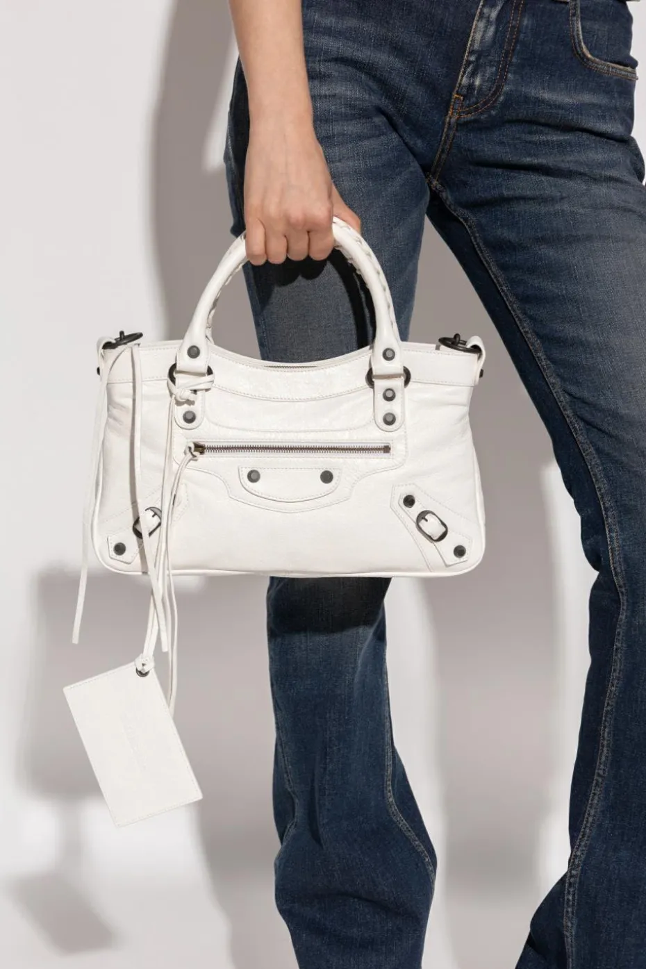 Balenciaga WHITE Handbag "Le City"