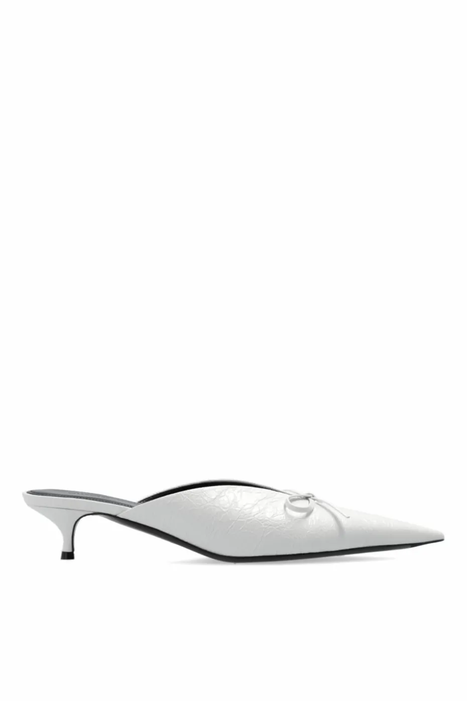 Balenciaga WHITE Heeled Sandals 'Knife Bow'
