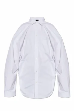 Balenciaga WHITE Oversize shirt with pocket