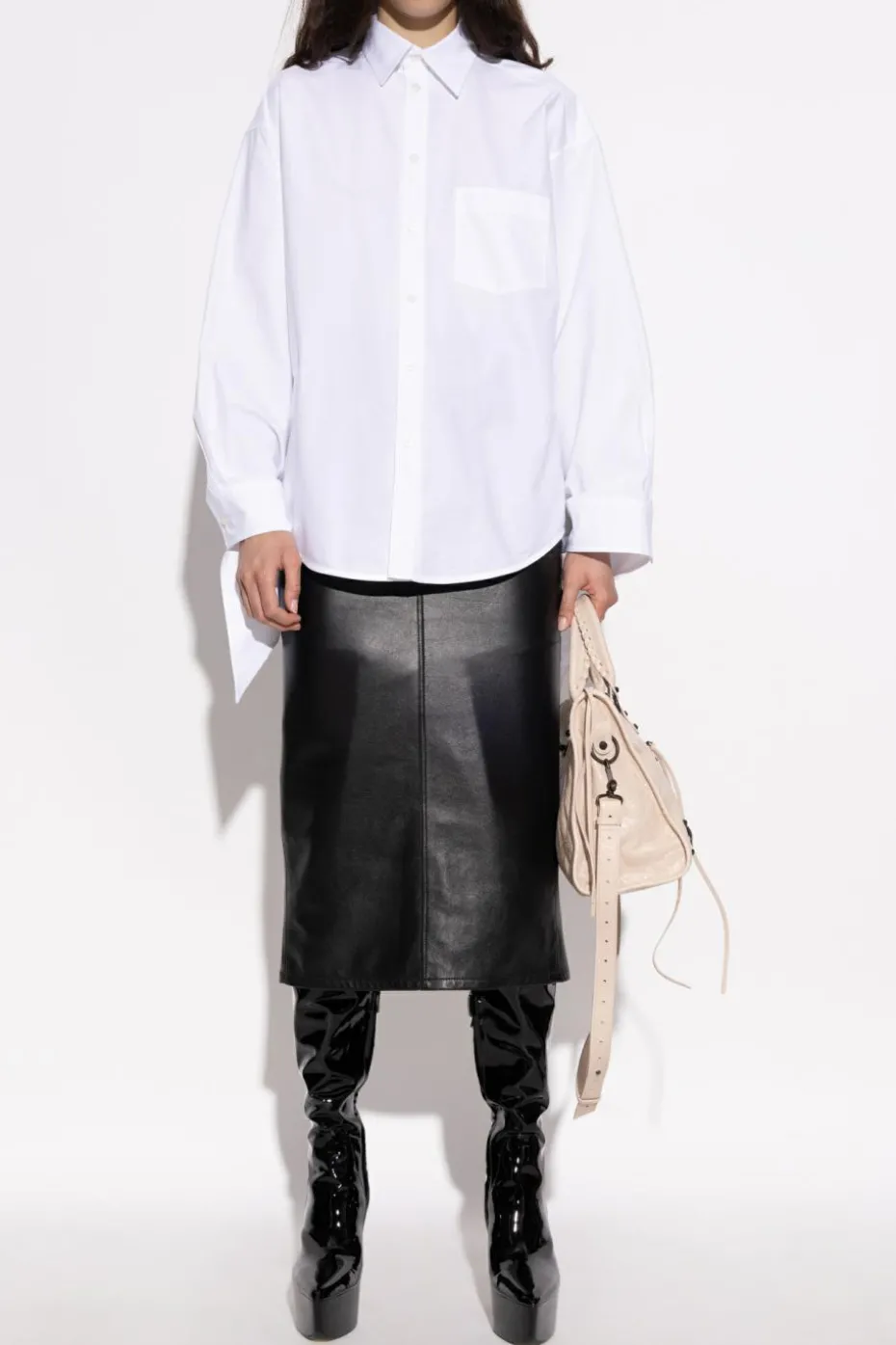 Balenciaga WHITE Shirt with Logo