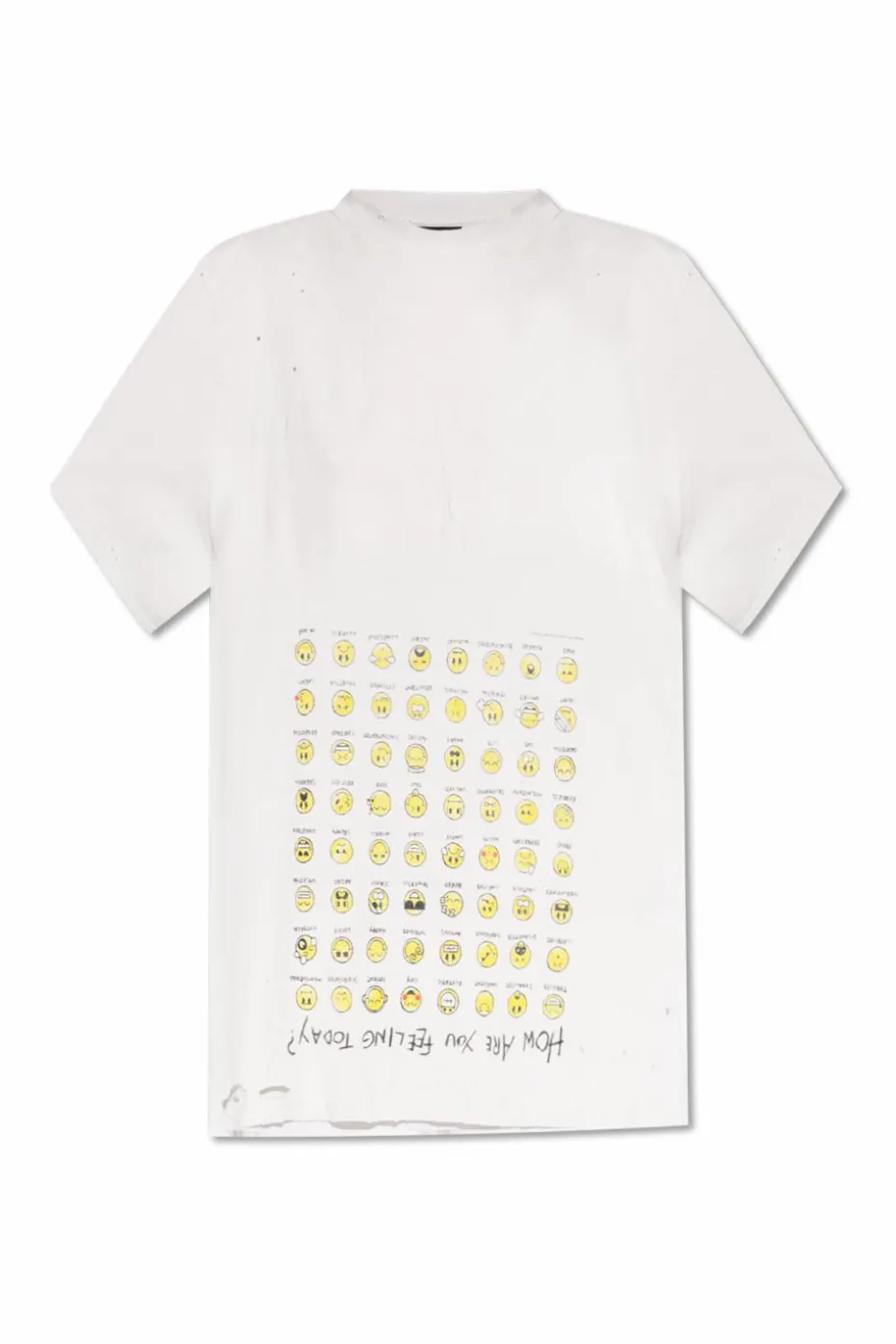 Balenciaga WHITE T-shirt with vintage effect