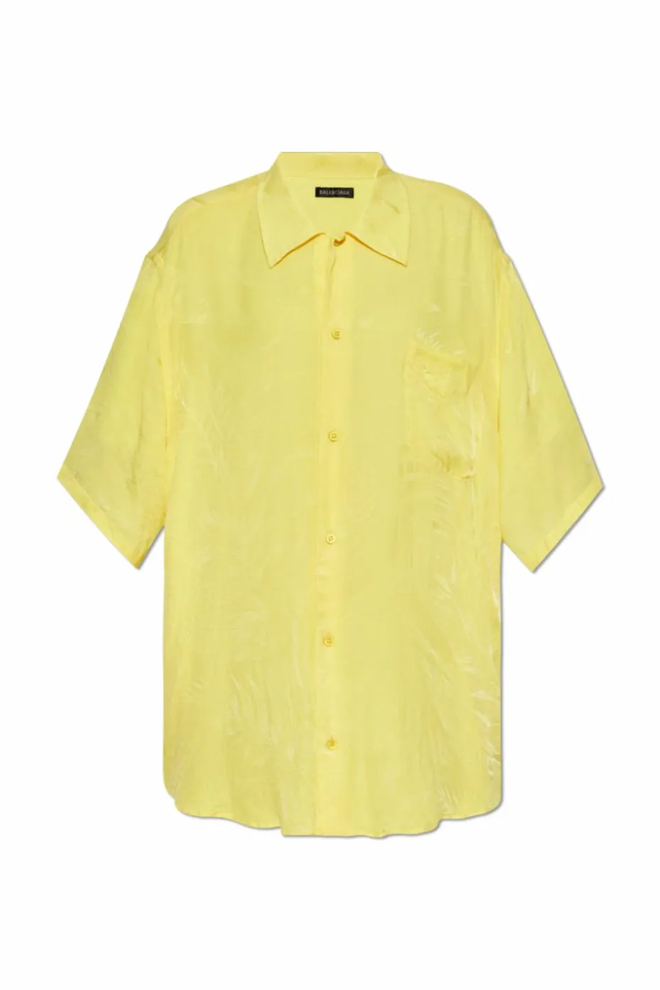 Balenciaga YELLOW Shirt with a pocket