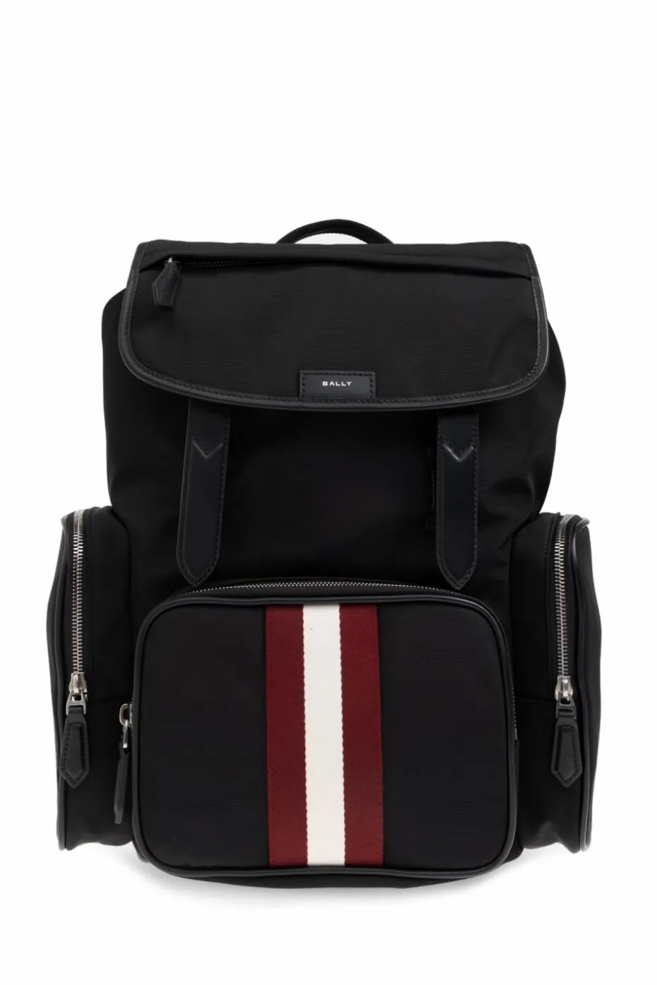 Bally BLACK Backpack with logo patch