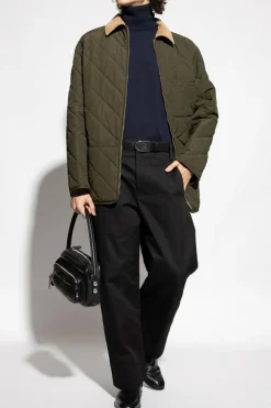 Bally GREEN Light quilted jacket
