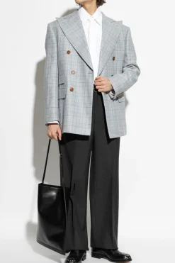 Bally GREY Pleated trousers