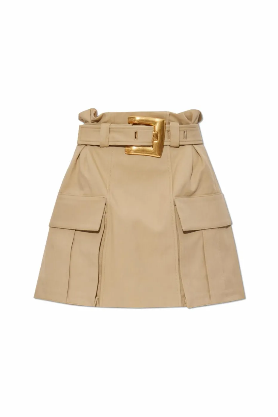 Balmain beige Cargo skirt