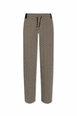 Balmain beige Cotton trousers